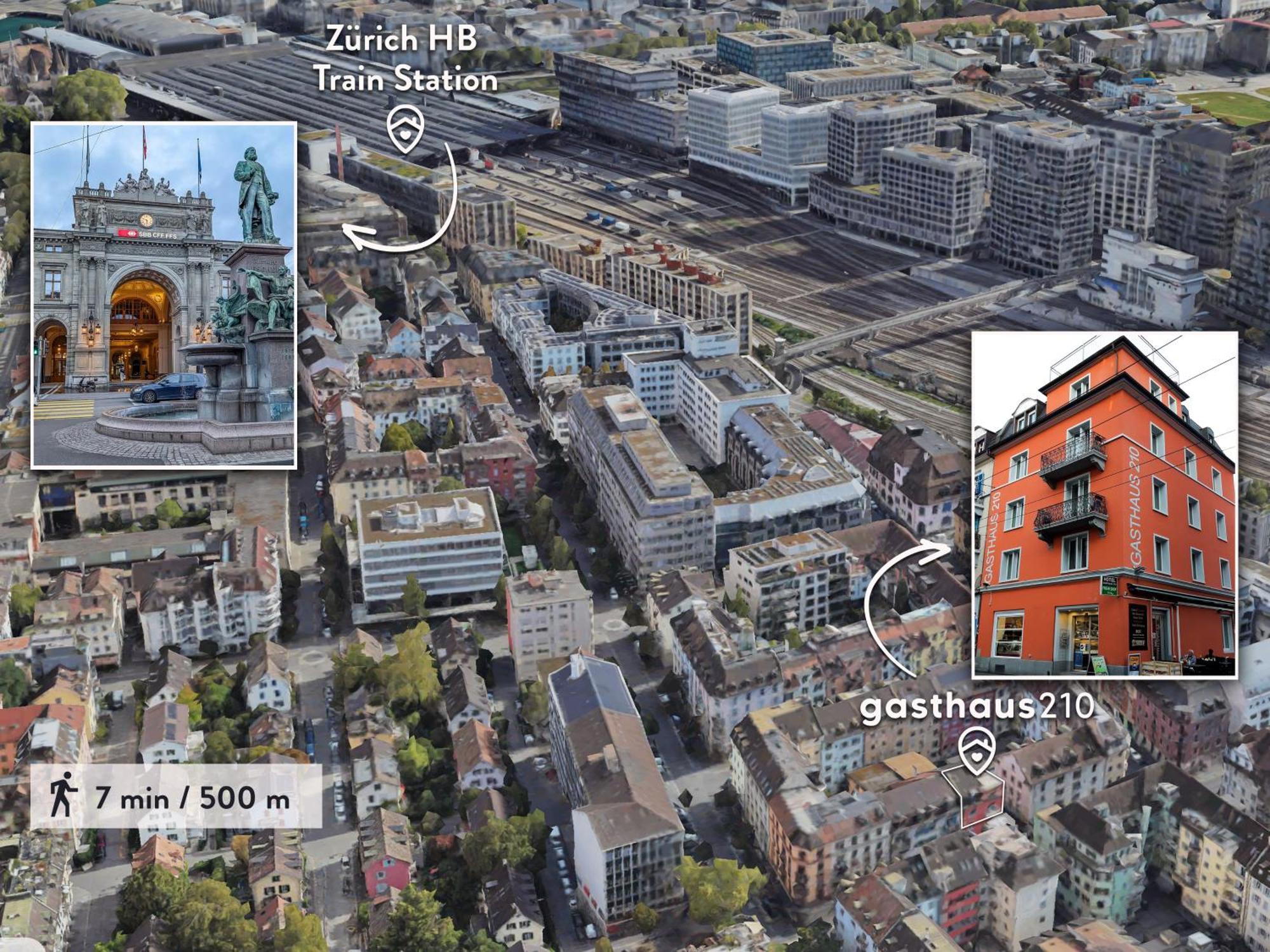 Gasthaus 210 Zürich Exteriör bild